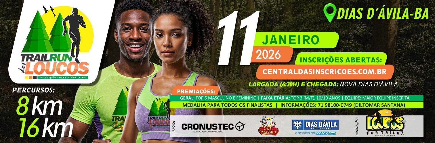 TRAILRUN DOS LOUCOS – 4ª EDIÇÃO 2026