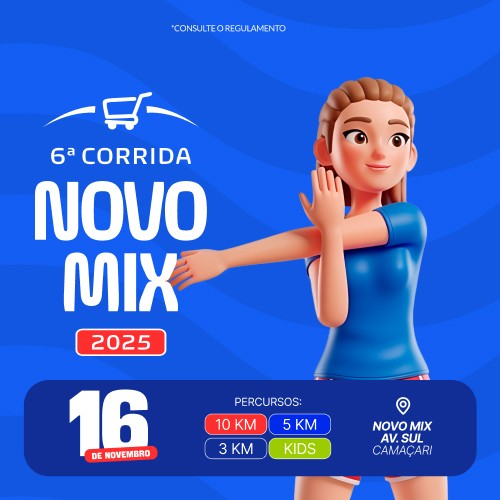 6ª Corrida Atacadão Novo Mix Camaçari 2025