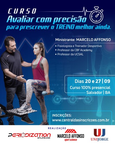 CURSO - AVALIAR COM PRECISÃO PARA PRESCREVER O TREINO MELHOR AINDA