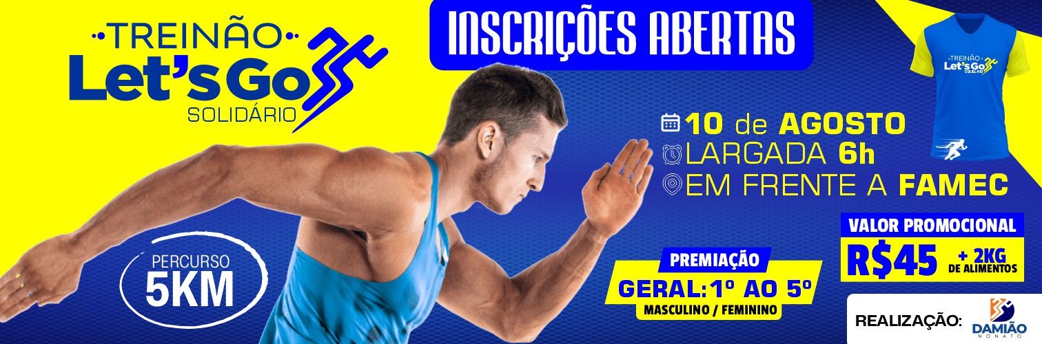 TREINÃO SOLIDÁRIO DE LUXO LET S GO RUN 2025