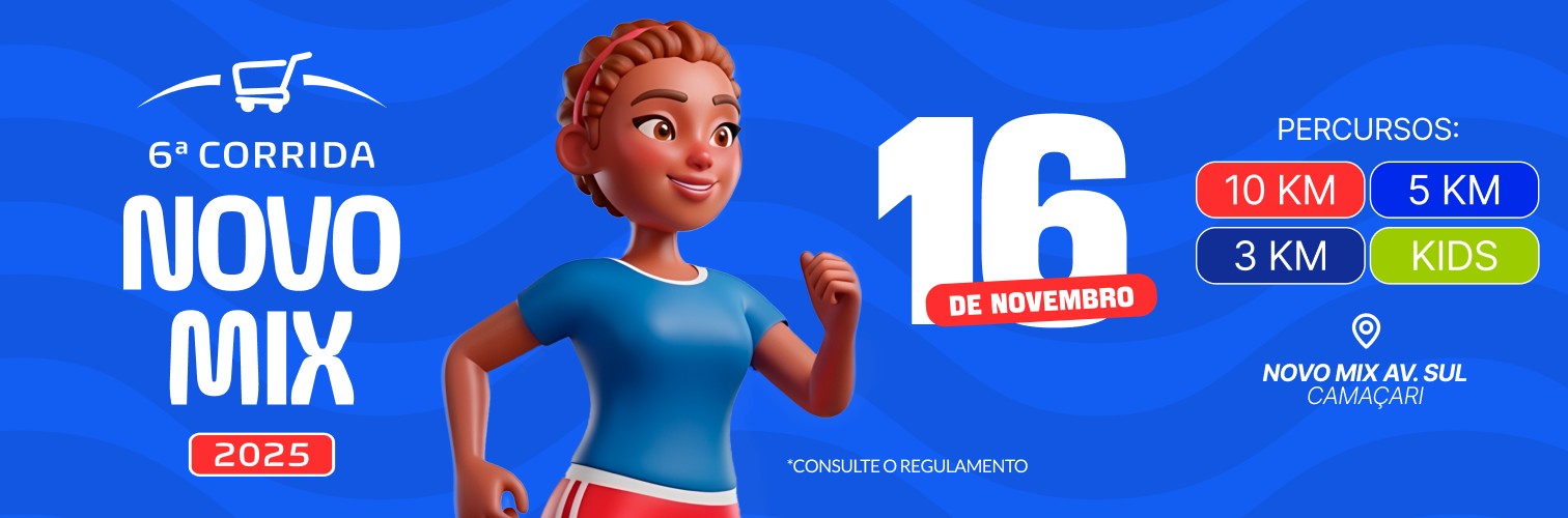 6ª Corrida Atacadão Novo Mix Camaçari 2025