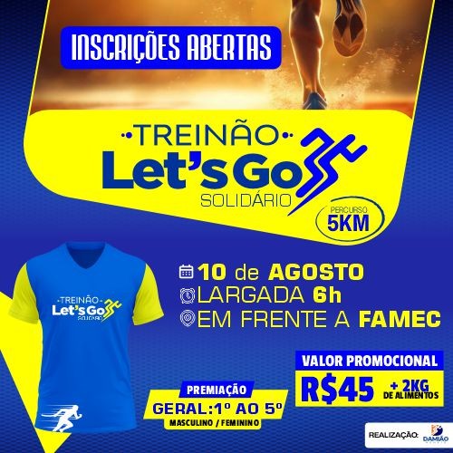 TREINÃO SOLIDÁRIO DE LUXO LET S GO RUN 2025