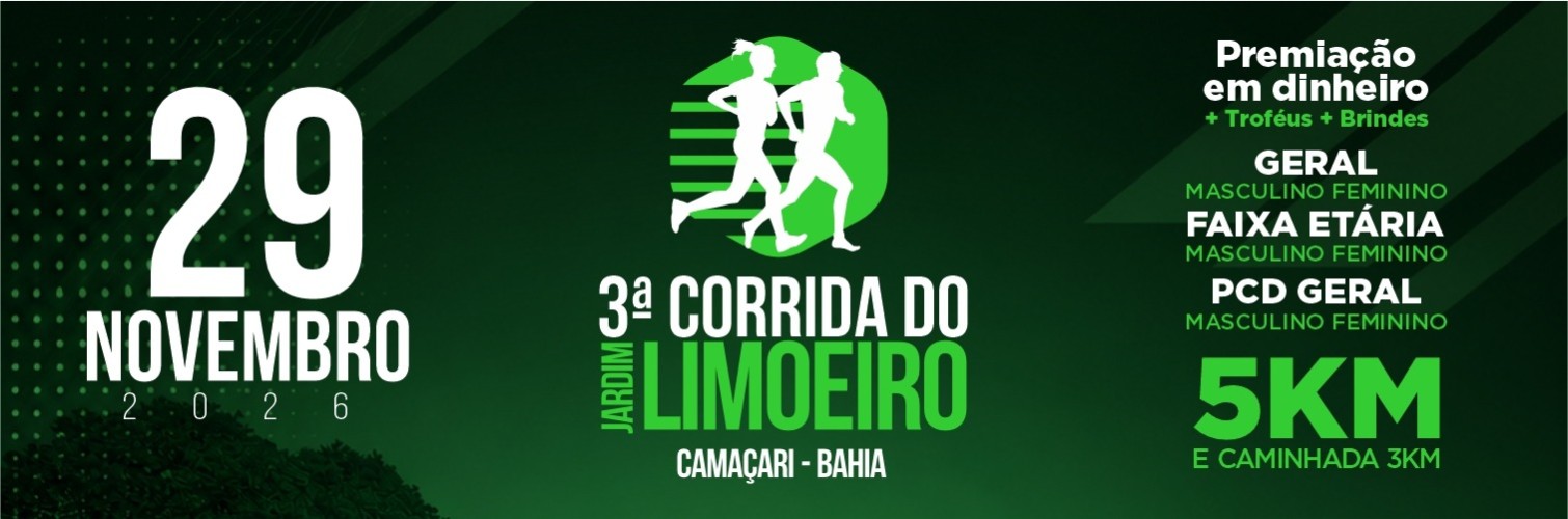 3° Corrida do Jardim limoeiro edição 2026