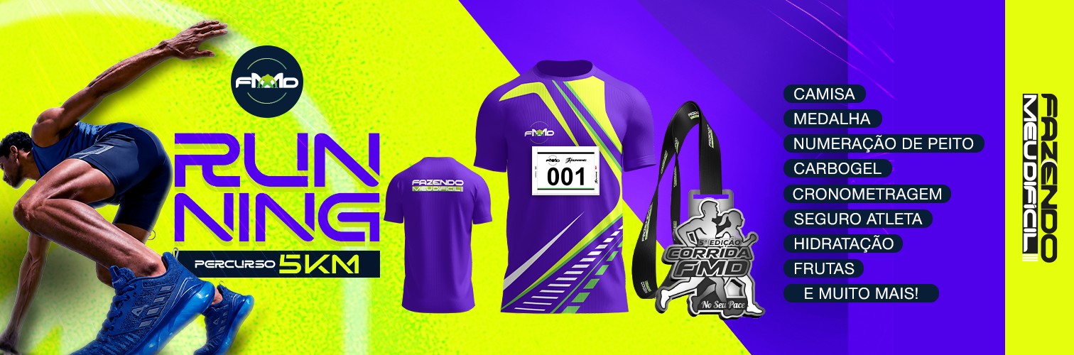 5ª Edição Corrida e caminhada Fazendo Meu Difícil