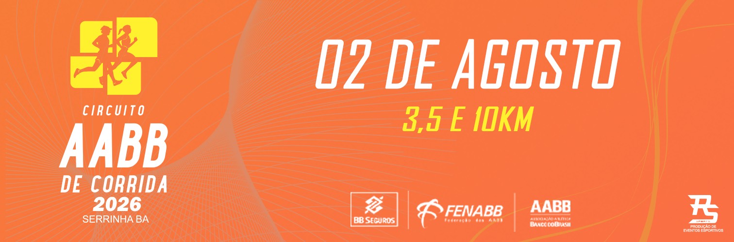 CIRCUITO AABB DE CORRIDAS 2026 – SERRINHA BAHIA