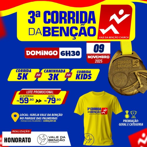3º CORRIDA VALE DA BENÇÃO