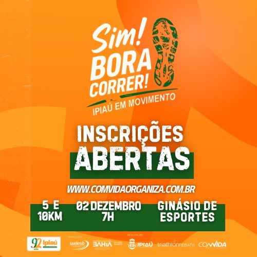 SIM! BORA CORRER! IPIAU
