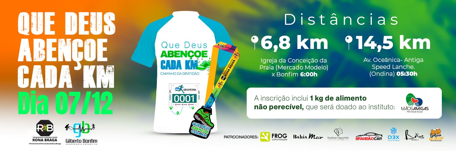 TREINO QUE DEUS ABENÇOE CADA KM