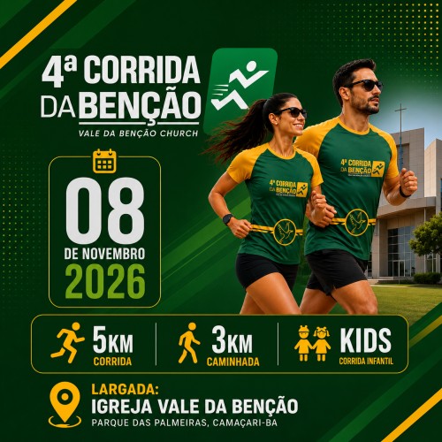 4º CORRIDA VALE DA BENÇÃO