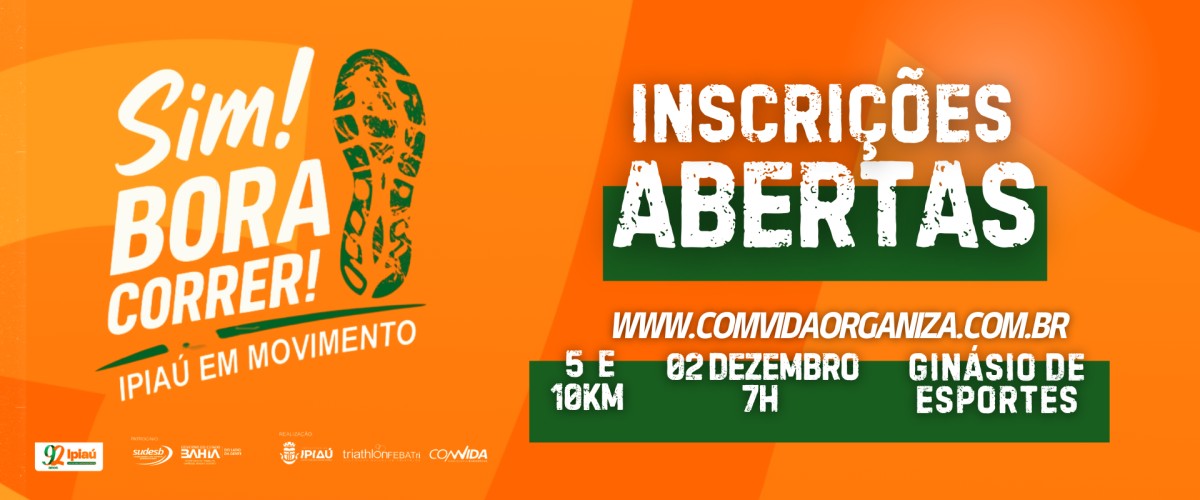 SIM! BORA CORRER! IPIAU