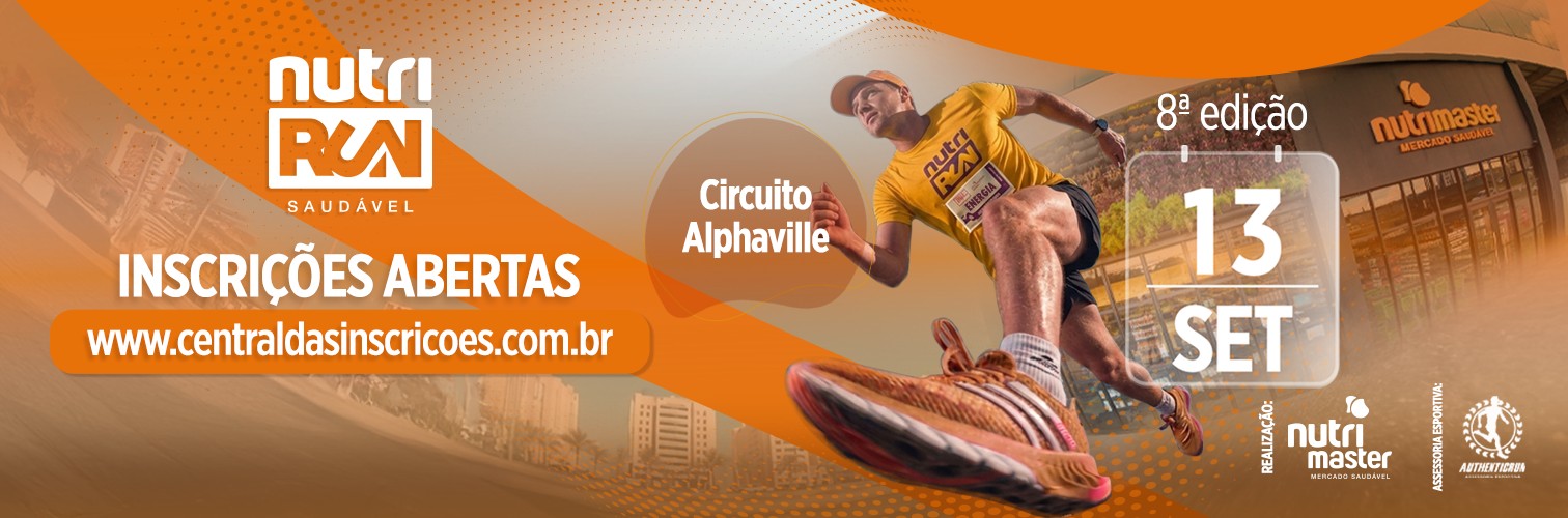 NUTRIRUN ALPHAVILLE – 8ª EDIÇÃO | 2026